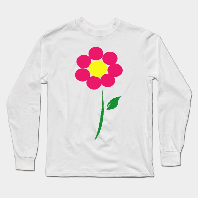 Flower Long Sleeve T-Shirt by manal